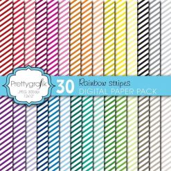 Mini stripes papers