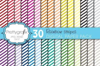 Mini stripes papers
