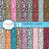 Leopard animal print papers
