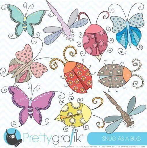 Bugs & insects clipart