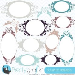 Labels and frames clipart