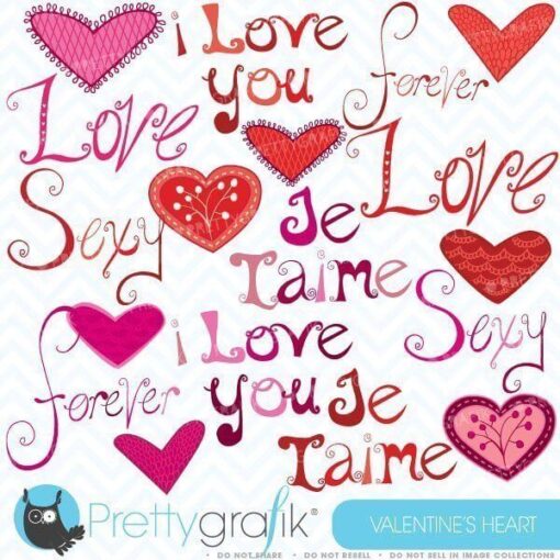 Love word clipart