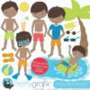 Pool party clipart
