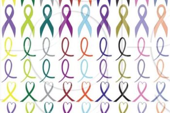 Cancer ribbon clipart