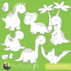 Dinosaur stamps