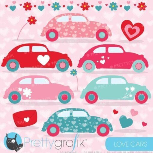 Love bug car clipart
