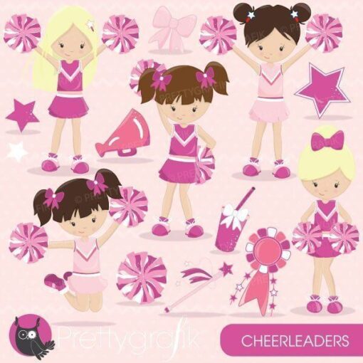Cheerleader clipart