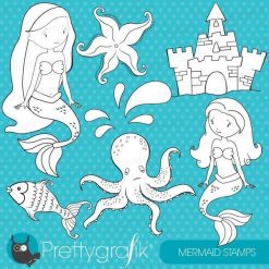 Mermaid stamps