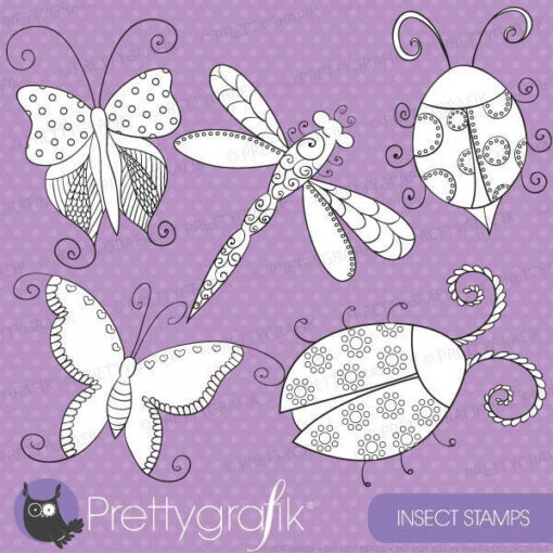 Insect bugs stamps