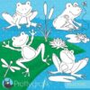 Frog pond stamps