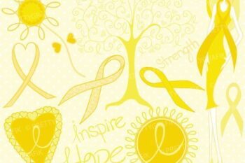 Cancer courage clipart