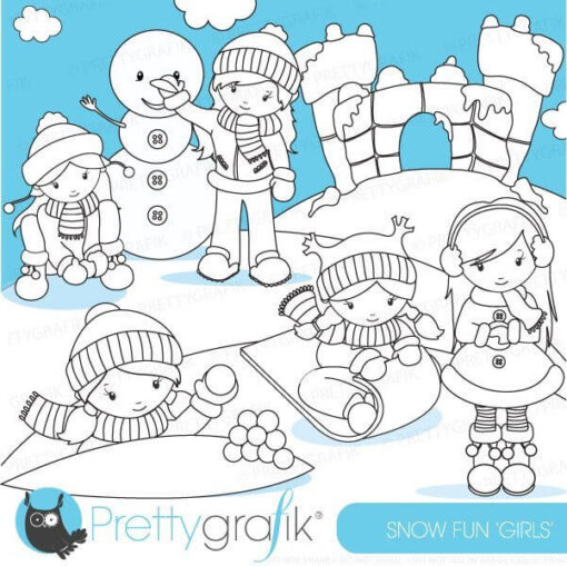 Snow fort stamps