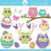 Easter owls cutting files