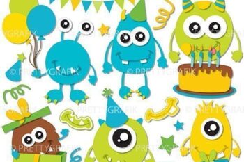 Birthday monsters cutting files
