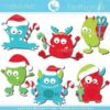 Christmas monsters cutting files