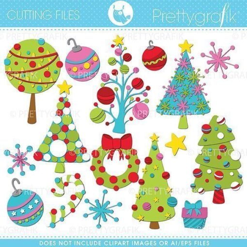 Christmas decorations cutting files