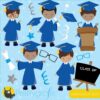 Boys graduation clipart