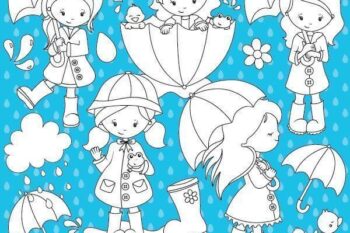 April showers stamps