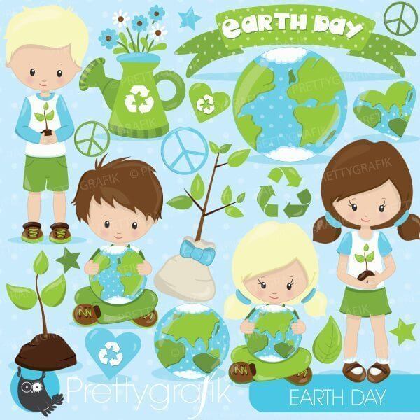 earth clipart for kids