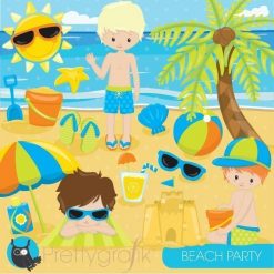 beach party clipart