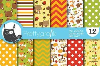 Fall animals papers