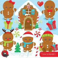 Gingerbread baby clipart