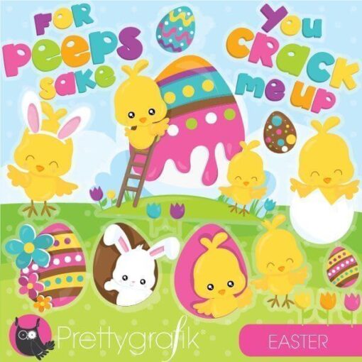 Easter chick clipart