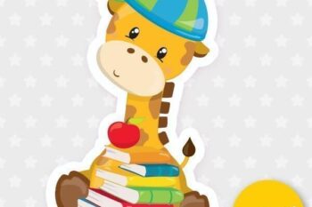 School giraffe Freebie