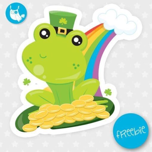 St-Patrick frog Freebie