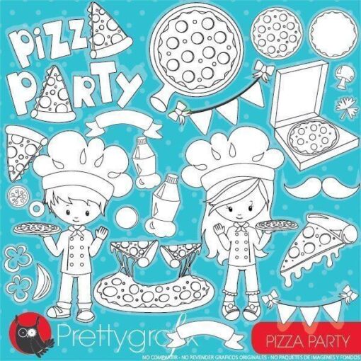 Pizza night stamps
