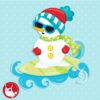 Summer Snowman Freebie