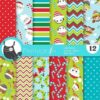 Christmas characters papers
