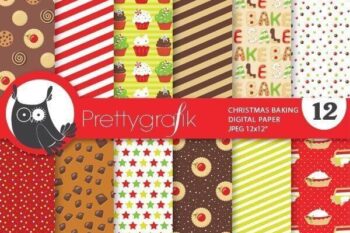 Christmas baking papers