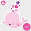 Valentine Whale Freebie