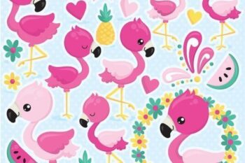 Flamingo clipart