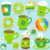 St-Patrick's coffee clipart