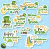 St-Patrick's word clipart