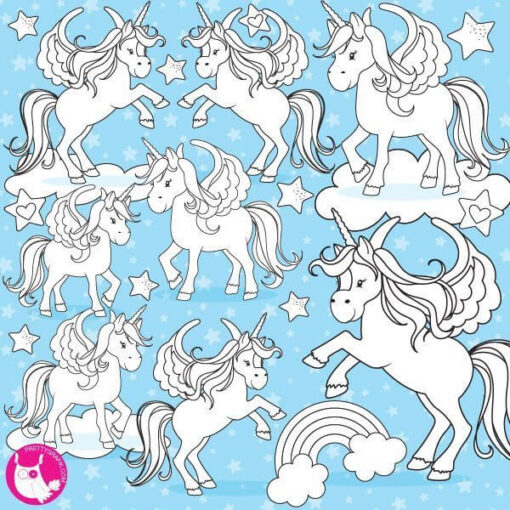 Unicorn stamps