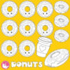 Donuts stamps
