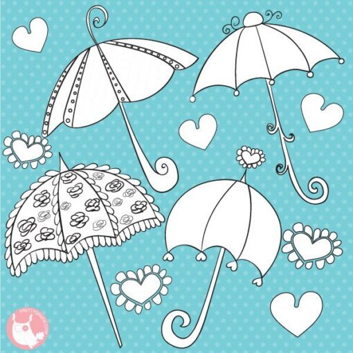 Umbrella stamps