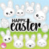 Easter emoji stamps