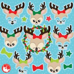 Christmas Reindeers clipart