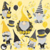 New Year Gnomes clipart