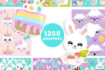 Easter bunny bundle designs