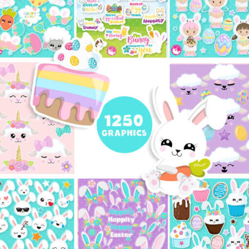 Easter bunny bundle designs