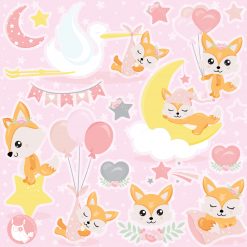 baby girl graphic clipart