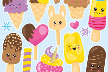 adorable ice cream clipart
