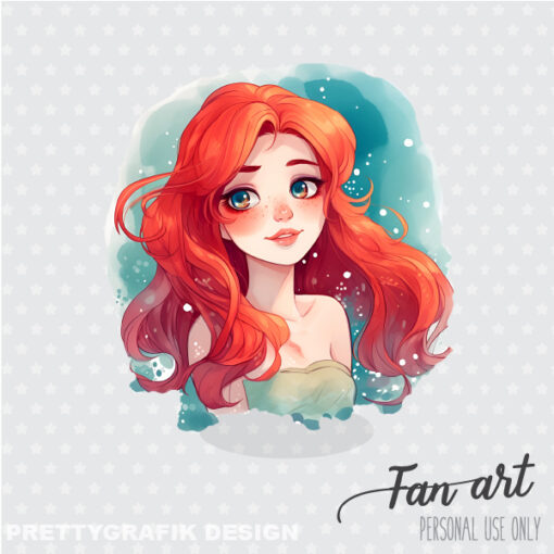 Ariel fan art freebie