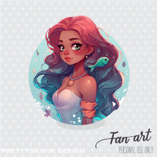 Ariel fan art freebie